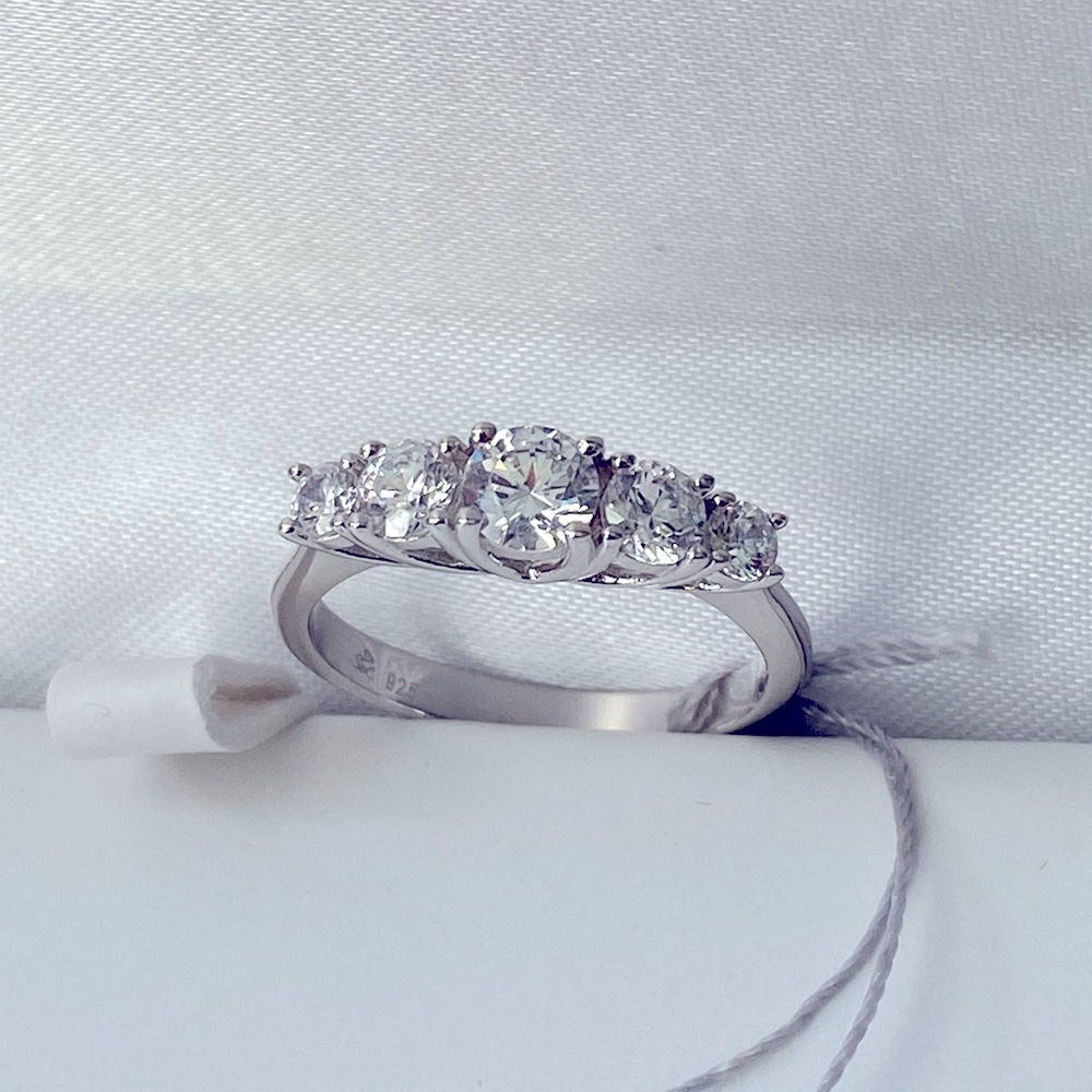 Semi Eternity Swarovski/  Silver - Picture 3 of 7